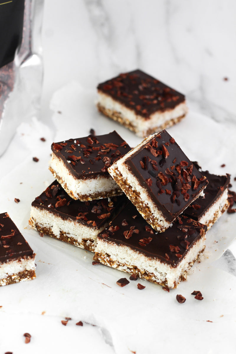 RECIPE: Vegan Coconut Chocolate Slice &ndash; Solomons Gold