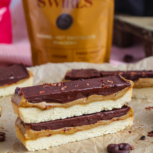Recipe: Caramel vegan Twix bars