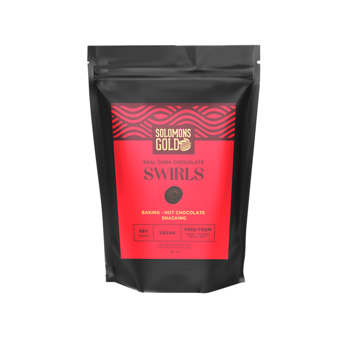Dark Chocolate Swirls 58%, 1kg