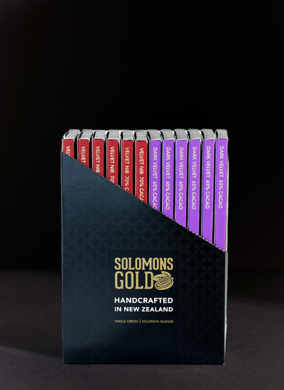 Velvet Chocolate Mixed Bar Collection Box - 85g x 12