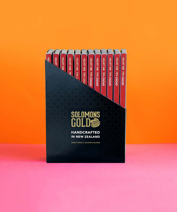 Velvet Nib Chocolate Bar Box - 85g x 12